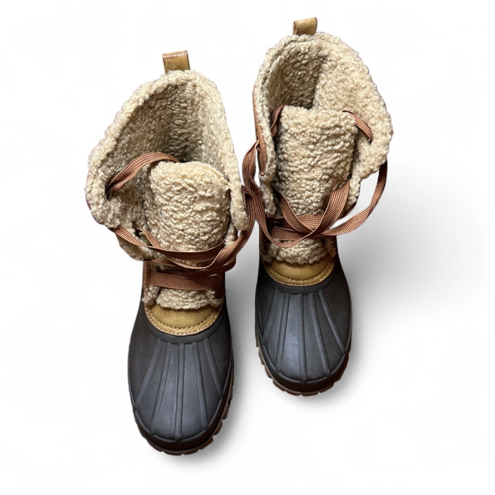 Cream Winter Boots - Picture 3 of 5